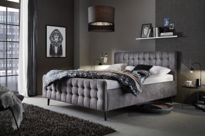 Yaron H von ED-Lifestyle - Polsterbett 180 anthrazit