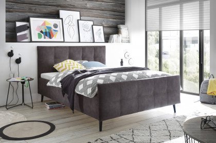 Yaron F von ED-Lifestyle - Polsterbett 140 espresso