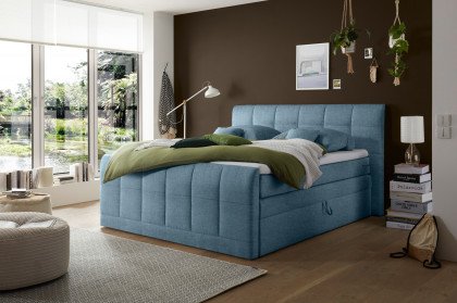 Girona von ED-Lifestyle - Boxspringbett 180 denim