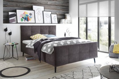 Yaron F von ED-Lifestyle - Polsterbett 120 espresso