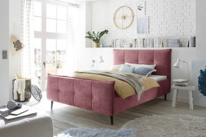 Yaron E von ED-Lifestyle - Polsterbett 140 rosa