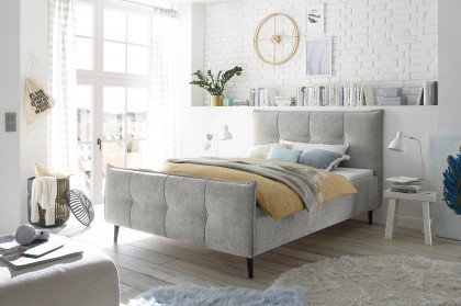 Yaron E von ED-Lifestyle - Polsterbett 140 silver