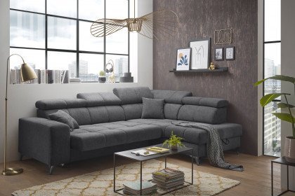 Sydney von ED-Lifestyle - Eckcouch rechts anthrazit