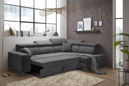 Sydney von ED-Lifestyle - Eckcouch rechts anthrazit