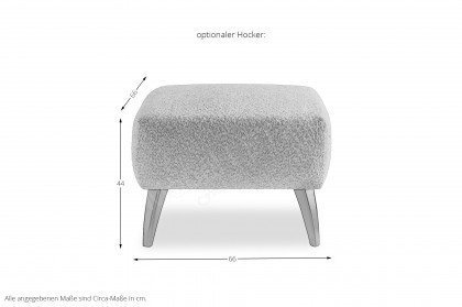 Colori von Benformato - Polsterecke rechts creme