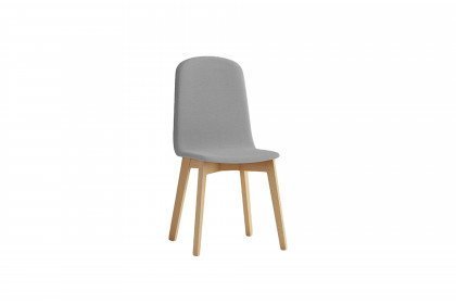 Dolce von CANCIO - Stuhl grau/ Buche