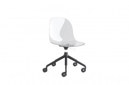 Academy von connubia by calligaris - Bürostuhl durchsichtig/ schwarz