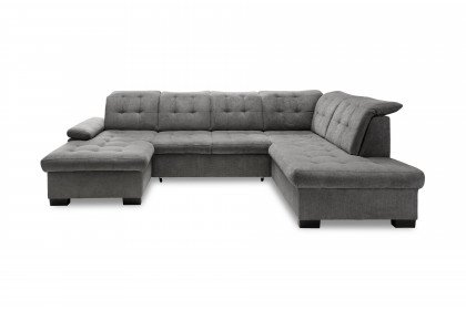 Attentione von Benformato - XXL-Garnitur rechts dunkelgrau