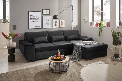 Tampa von ED-Lifestyle - Ecksofa Ausführung rechts black