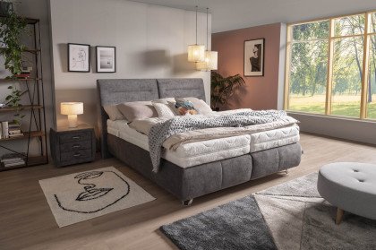 Supreme Comfort von ADA Mindful Living - Boxspringbett SC33 grau
