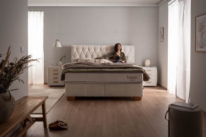 Supreme Comfort von ADA Mindful Living - Boxspringbett SC35 ivory