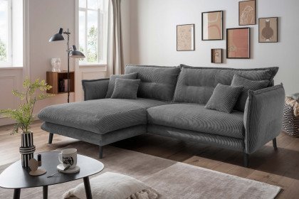Lazio von Benformato - Polstersofa links grau