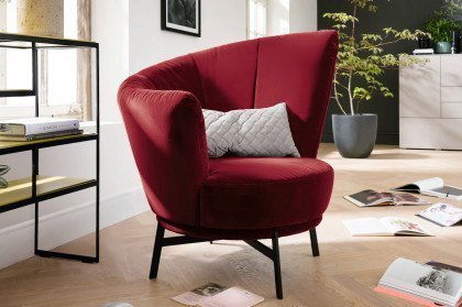 MR Kleo von Musterring - Drehsessel red