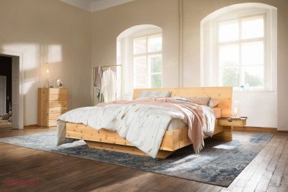 Paso von ANREI - Doppelbett PA 310 Zirbe natur geölt metallfrei