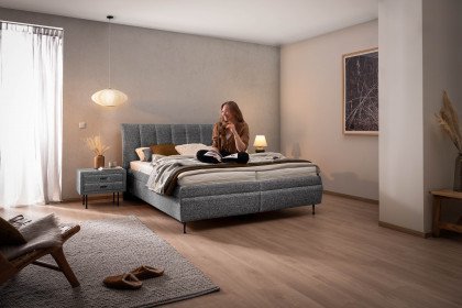 Home Comfort von ADA Mindful Living - Polsterbett HC23 grau