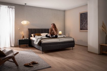 Home Comfort von ADA Mindful Living - Polsterbett HC23 schwarz