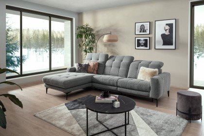 Almere von ADA Mindful Living - Eckgarnitur links blue-grey