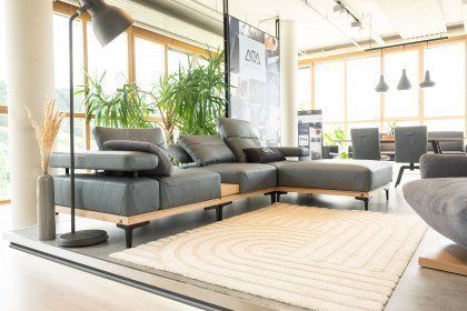 Tilia von ADA Mindful Living - modulares Ecksofa rechts blue-grey