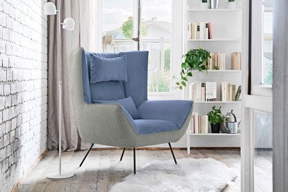 Matta B 2093 von Candy - Sessel sky-light-grey