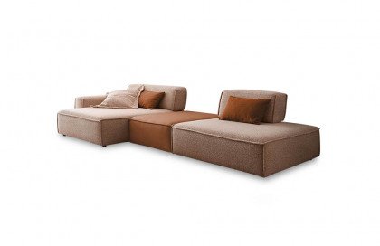 Felisso Grande von Candy - Ecksofa Ausführung links rusty-brandy