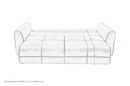 Dolan-Sleep von ED-Lifestyle - Schlafsofa anthrazit