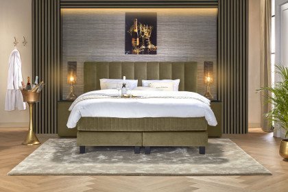 Chandon von Serta - Boxspringbett Express oil green