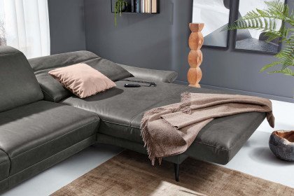 MR 1350 von Musterring - Ecksofa Variante rechts graphit