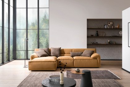 Vola-LE24 von designwerk - Ledergarnitur links dijon