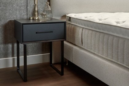 Austin Wood von Serta - Nachtkonsole in Anthrazit