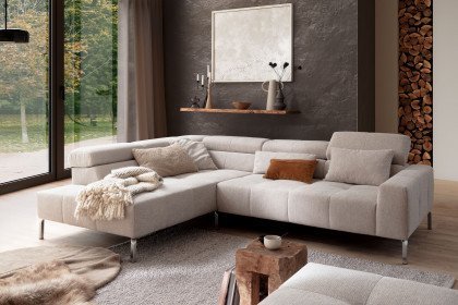 Cleveland Move von Candy - Ecksofa Ausführung links nature