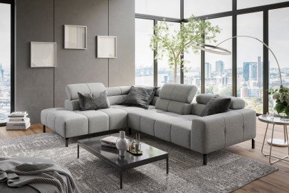 Cleveland Move von Candy - Ecksofa Ausführung links grey