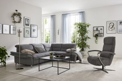 MR 1390 von Musterring - Ecksofa Variante rechts grey