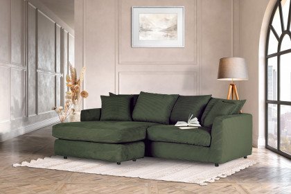 Donato von GUTMANN - Ecksofa links dunkelgrün