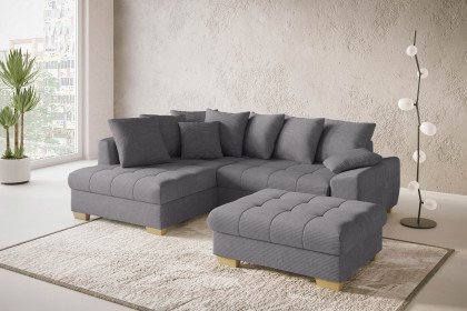 Nikita II von Nova Via - Eckcouch links stone