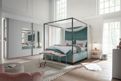 MR My Heaven von Musterring - Polster-Himmelbett KT2 petrol