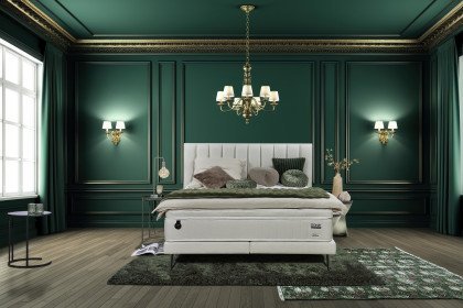 Palermo von DONE.® - Boxspringbett in White