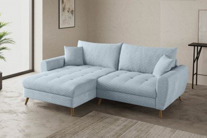 Blackburn II von Nova Via - Eckcouch links blue-grey