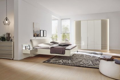 San-Diego-sleeping von Musterring - Schlafzimmer Glas weiß & kieselgrau