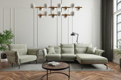 Jakarta von Primavera Furniture - Polsterecke rechts mausgrau