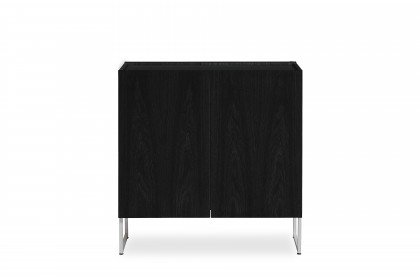SM 402 von Skovby Møbelfabrik - Sideboard Eiche schwarz/ Stahl satin