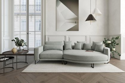Natalia von Primavera Furniture - Polstersofa rechts dunkelgrau