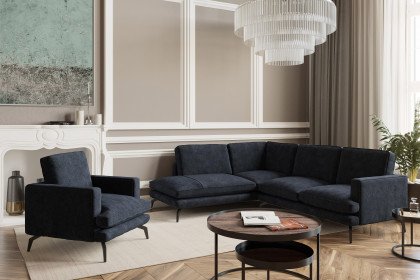 Bali von Primavera Furniture - Polsterecke links dunkelblau