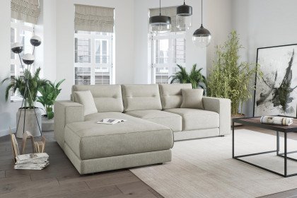 Verona von Primavera Furniture - Eckgarnitur links hellbeige