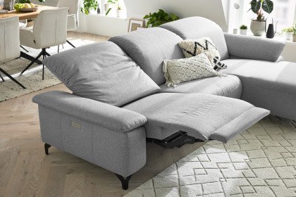 MR 370 von Musterring - Ecksofa Variante rechts platin