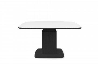 #242 Coffee Table von Skovby - Couchtisch in Weiß & Schwarz, höhenverstellbar