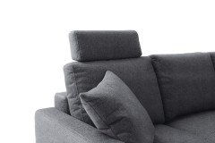 Pierre de Luxe von Nova Via - Ecksofa rechts stone