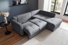 Pierre de Luxe von Nova Via - Ecksofa rechts stone