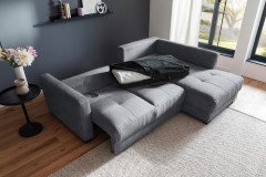 Pierre de Luxe von Nova Via - Ecksofa rechts stone