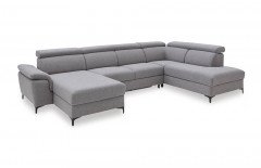 Braga-LE25 von BENIX - Wohnlandschaft rechts grau