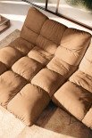 Passion-LE25 von designwerk - Ecksofa links camel